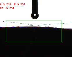接触角测量角度 