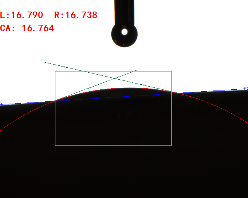 接触角测量角度 
