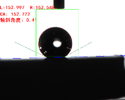 接触角测量仪实验记录