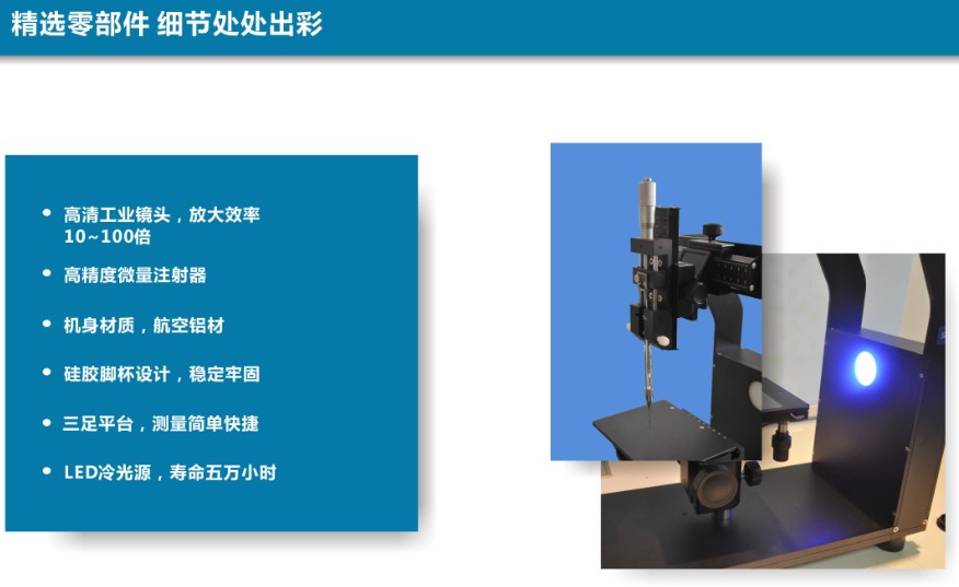 润湿和涂层优化过程中的接触角和表面张力测量! 对于加工和最终使用，材料的表面性质和体积性质同等重要。粘合、印刷或涂覆时，清洁度、表面自由能和粗糙度是粘附的决定性因素，众多材料和应用都涉及有灰尘和水存在情况下的润湿和粘附。利用我们的测量仪器，可以通过表面化学方法优化表面处理和增强的多个步骤。