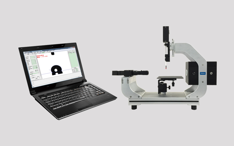 SDC-200接触角测量仪:测试动态接触角,静态接触角,倾斜滚动角 