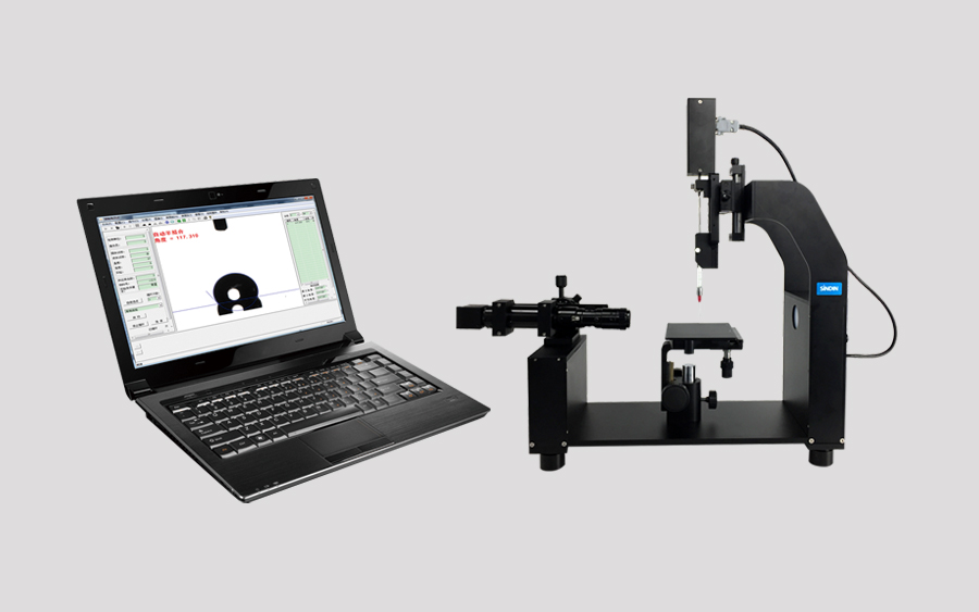 固体液体接触角测量仪，SINDIN接触角测量仪的使用及参数 