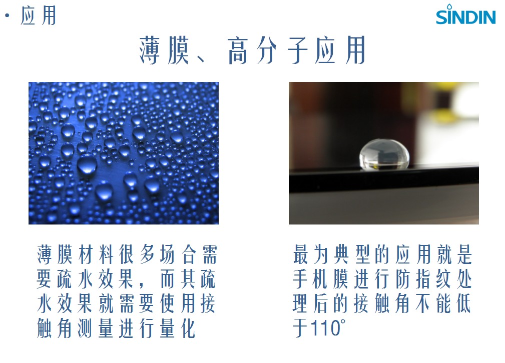 玻璃清洁和涂层中的接触角和表面张力 